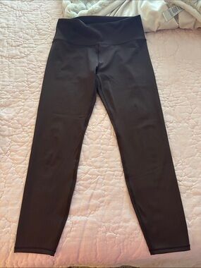 Vuori Womens Ribbed BrownHigh-Waist Leggings